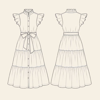Leni Sommerkleid | PDF-Schnittmuster