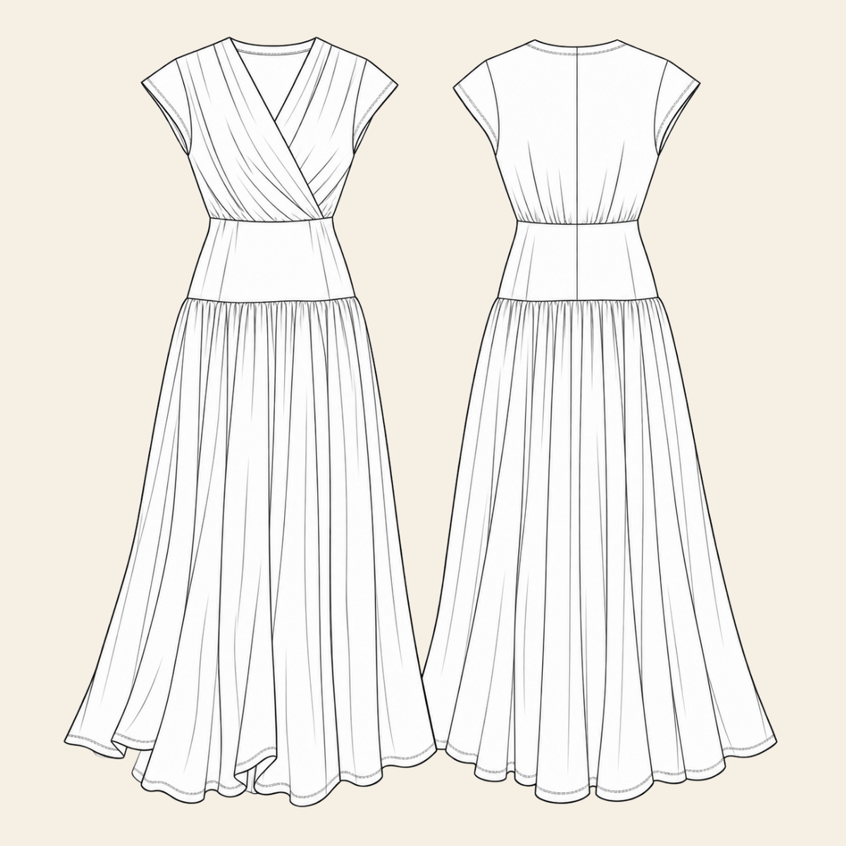 Amelie Sommerkleid | PDF-Schnittmuster