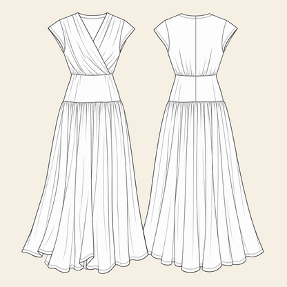 Amelie Sommerkleid | PDF-Schnittmuster