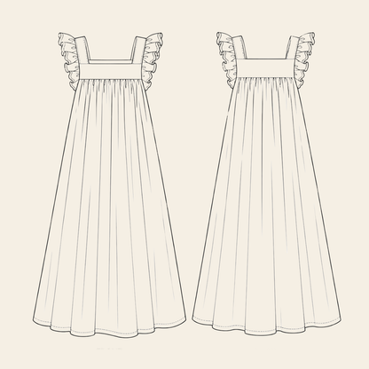 Clara Sommerkleid | PDF-Schnittmuster