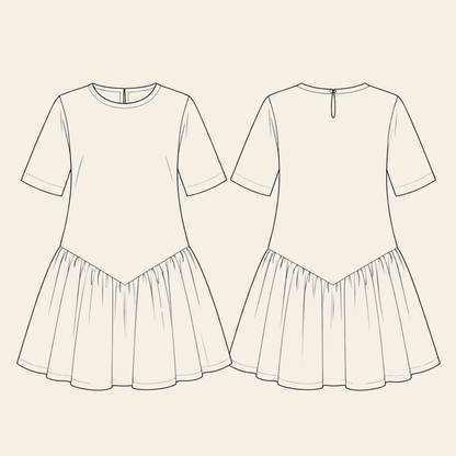 Marlene Sommerkleid | PDF-Schnittmuster