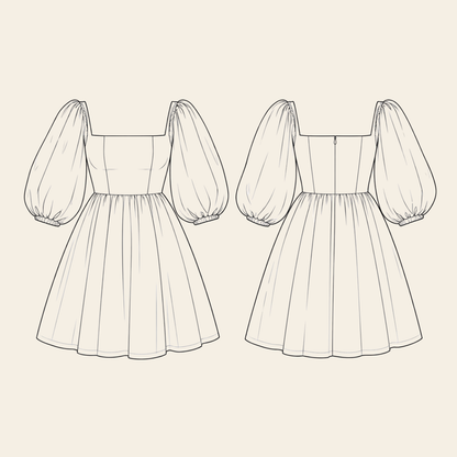 Louisa Sommerkleid | PDF-Schnittmuster