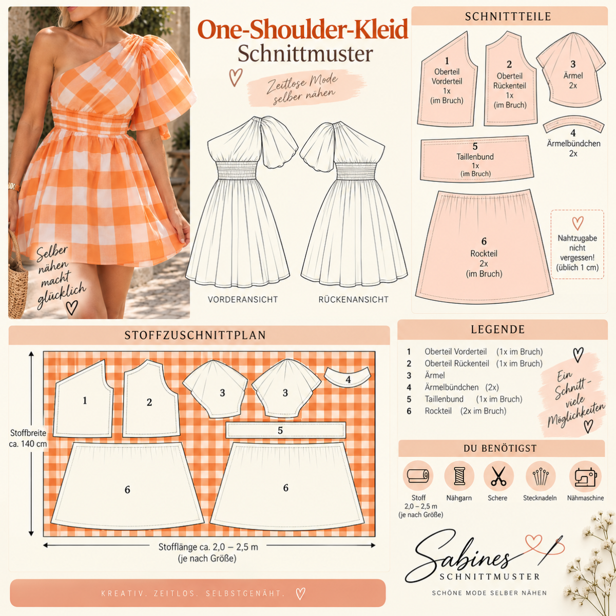 Elisa Sommerkleid | PDF-Schnittmuster