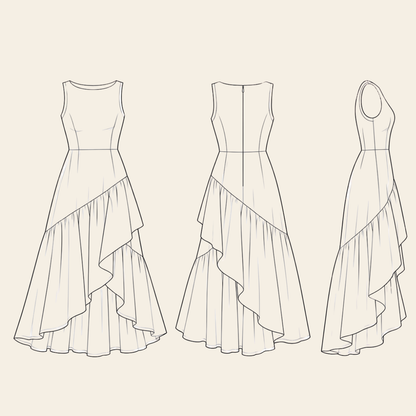 Mathilda Sommerkleid | PDF-Schnittmuster