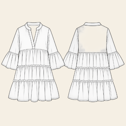 Frieda Sommerkleid | PDF-Schnittmuster