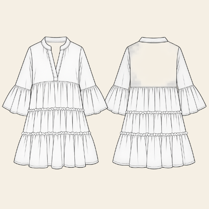 Frieda Sommerkleid | PDF-Schnittmuster