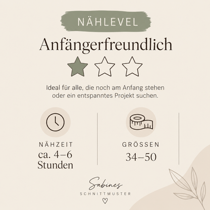 Amelie Sommerkleid | PDF-Schnittmuster