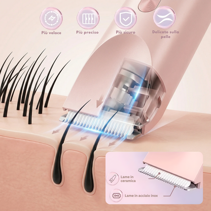 Lady Shaver Elettrico 2 in 1