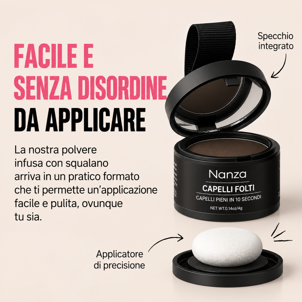 Capelli folti | Capelli pieni in 10 secondi